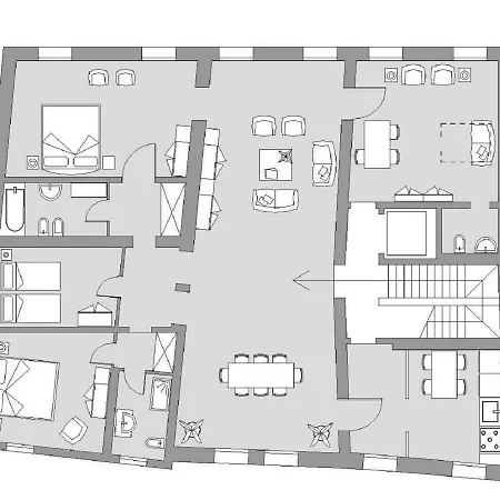 Ca' Del Monastero 4 Collection Up To 8 Guests With Lift Apartment *